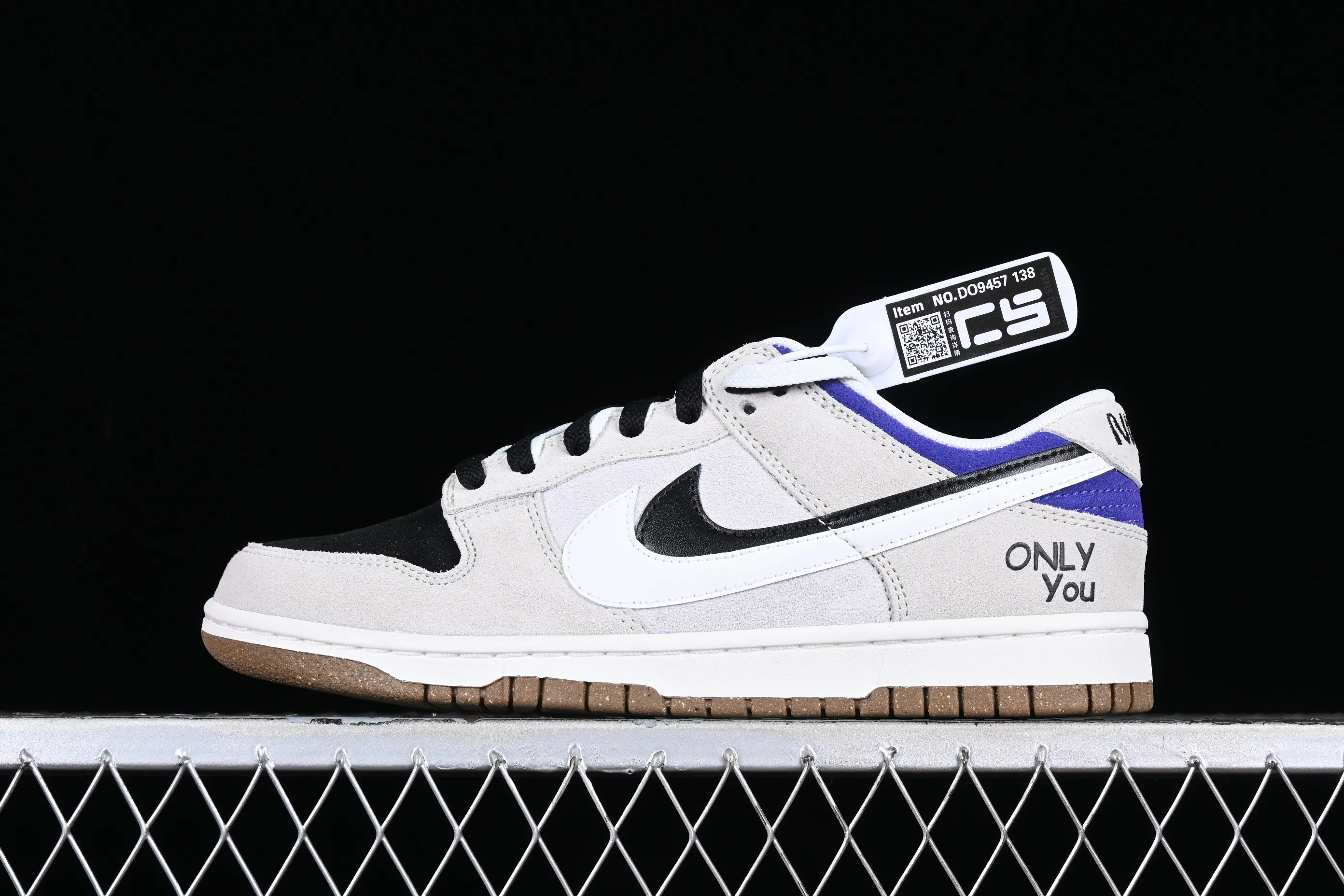 All categories Nk SB Dunk Series Nk SB Dunk Low low-top sneakers Nk SB Dunk Low "85" white and black double hook strap SB low-top sports and leisure sneakers DO9457-138